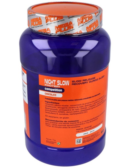 Mega Plus Night Slow Protein Competition Sabor Chocolate 1Kg