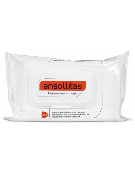 Ansollitas Toallitas De Higiene Anal 50Uds