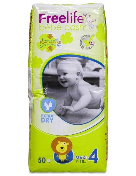 Id Freelife Pañal Bebé Maxi 7-18 Kg, 48 Uds