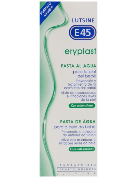 Eryplast Pasta Al Agua Crema Pañal Bebé 2 X 125Ml