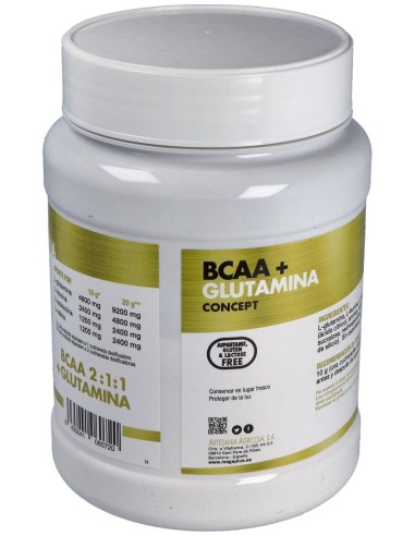 Bcaa+Glutamina Concept Limon 500Gr.