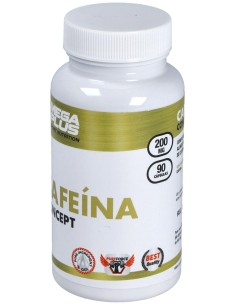 Mega Plus Cafeina Concept 200 Mg 90 Capsulas 2