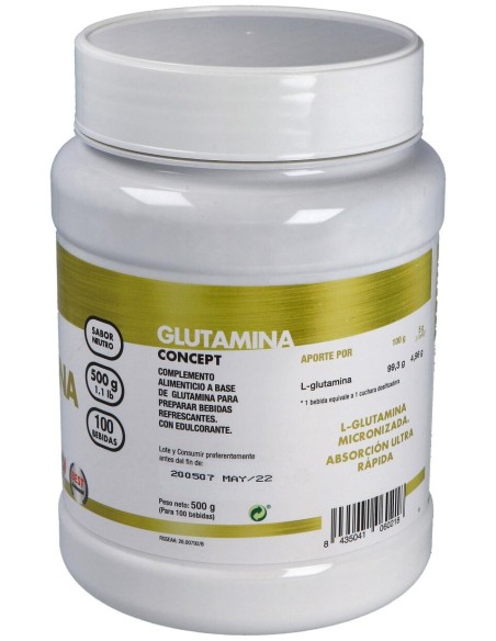 Glutamina Concept 500Gr.