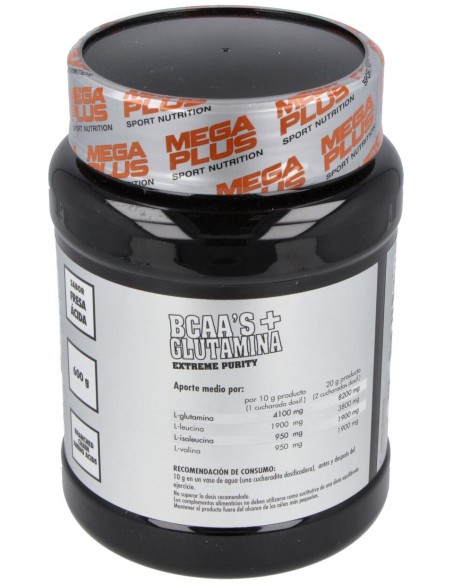 Bcaa+Glutamina Sabor Fresa 600Gr. Extreme Purity