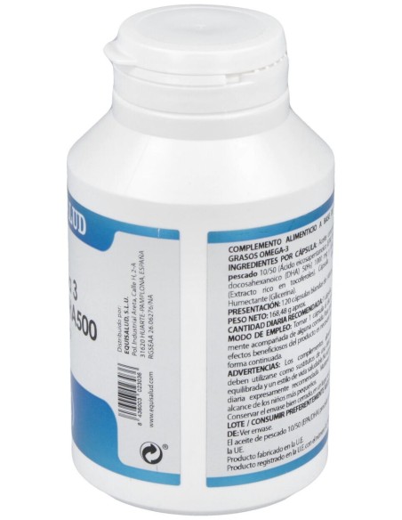 Omega 3 Dha Alto Contenido Epa100-Dha500 120Cap.
