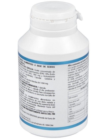 Omega 3 Dha Alto Contenido Epa100-Dha500 120Cap.