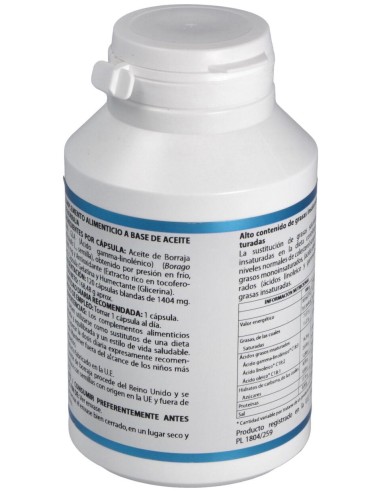 Equisalud Aceite De Borraja Orgánico 1000Mg 120Cáps