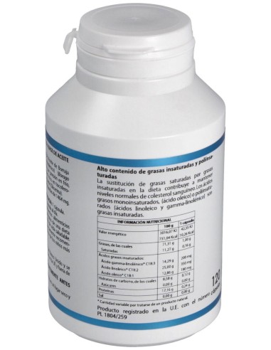 Equisalud Aceite De Borraja Orgánico 1000Mg 120Cáps
