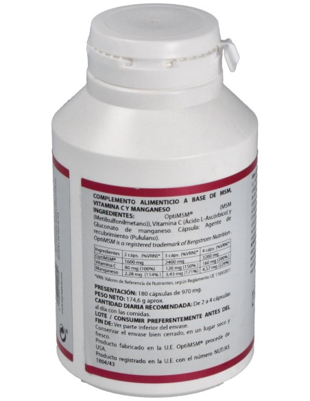 Holomega Holomsm 180 Cápsulas