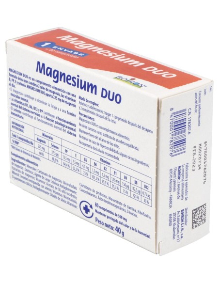 Boiron Magnesium Duo, 80 Comprimidos
