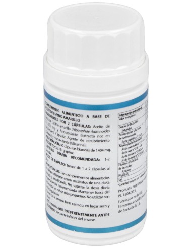 Omega 7 1000Mg. Aceite Bayas Espino Amarillo 40Cap
