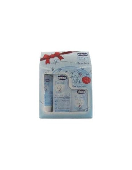 Chicco Natural Sensation Set De Baño, 3 Uds