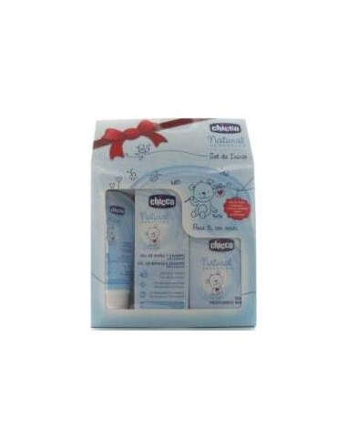 Chicco Natural Sensation Set De Baño, 3 Uds