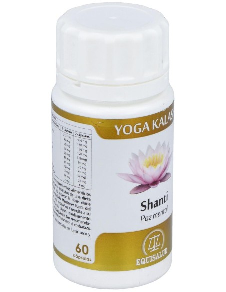Yoga Kalash Shanti Paz Mental 60Cap.