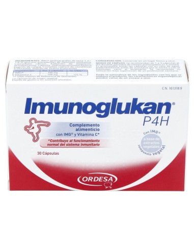 Ordesa Imunoglukan P4H Cápsulas, 30 Cápsulas
