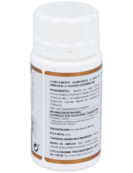 Holovit Piridoxal-5-Fosfato 25Mg Vit. B6 50Cap