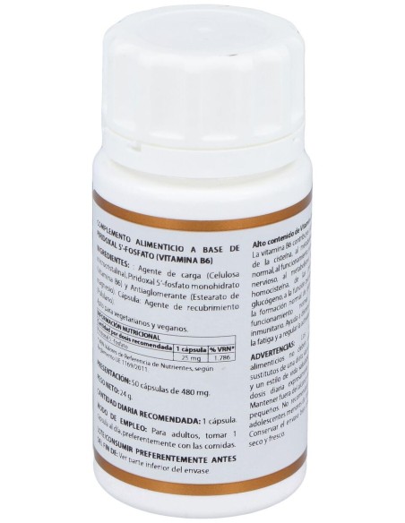 Holovit Piridoxal-5-Fosfato 25Mg Vit. B6 50Cap