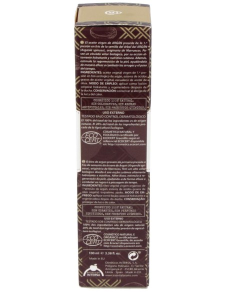 Esential Aroms Aceite Seco Argan Bio 100Ml
