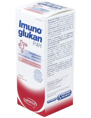 Ordesa Imunoglukan P4H Suspensión, 120 Ml