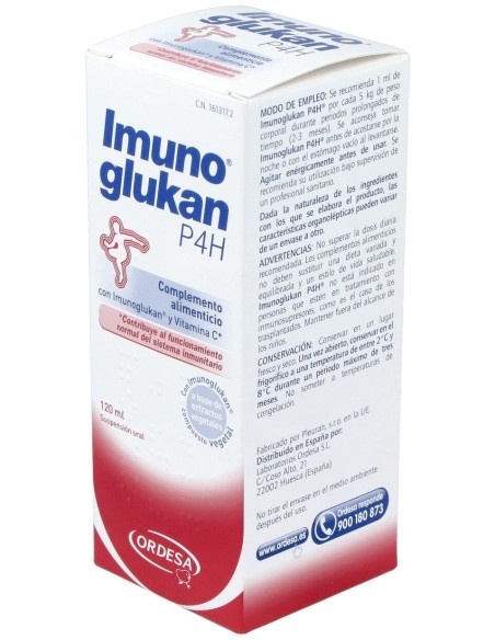 Ordesa Imunoglukan P4H Suspensión, 120 Ml