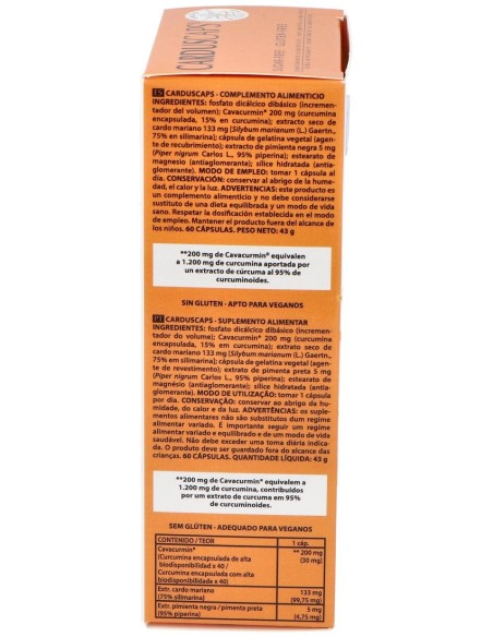 Dietéticos Intersa Cardus Cúrcuma 60Caps