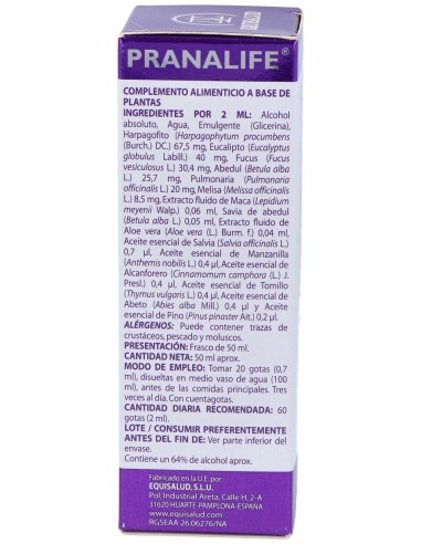 Pranalife 2-5-6 50Ml.