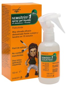 Neositrín Spray Antipiojos Gel Líquido, 100 Ml