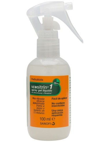 Neositrín Spray Antipiojos Gel Líquido, 100 Ml