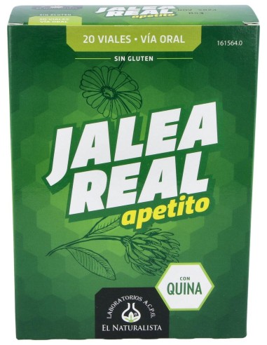El Naturalista Jalea Apetito Con Quina 20 Viales