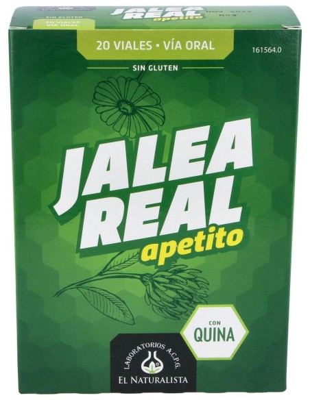 El Naturalista Jalea Apetito Con Quina 20 Viales