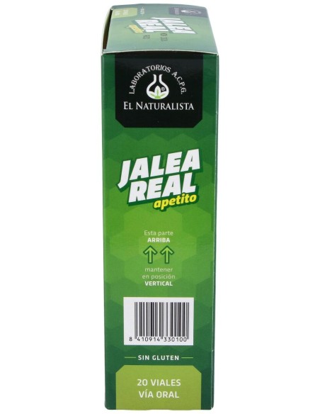 El Naturalista Jalea Apetito Con Quina 20 Viales