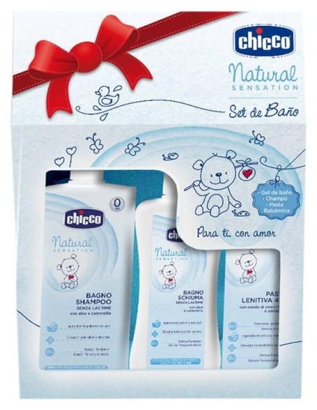 Chicco Set De Baño Sensation 3 Productos, 1 Unidad