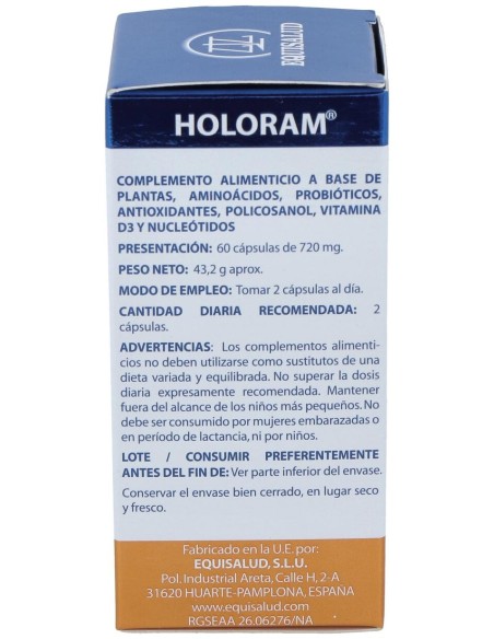 Holoram Sindromet - Equisalud - 60 Cápsulas.