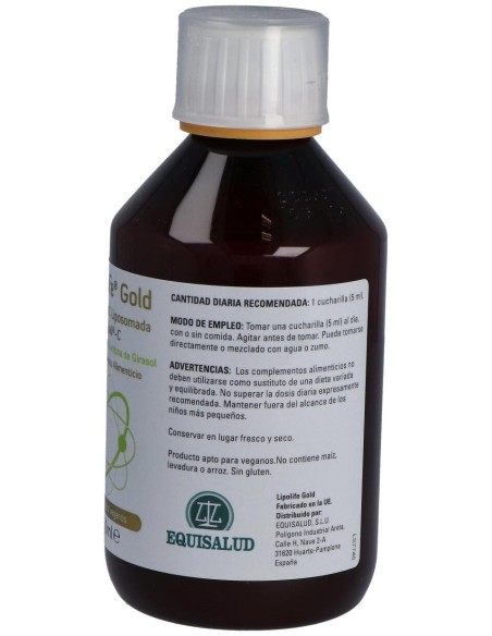 Lipolife Gold Vitamina C 250Ml.
