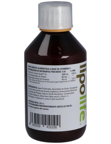 Lipolife Gold Vitamina C 250Ml.