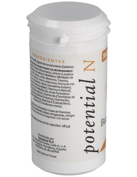 Equisalud Micronutrición Bazovital 60 Cápsulas