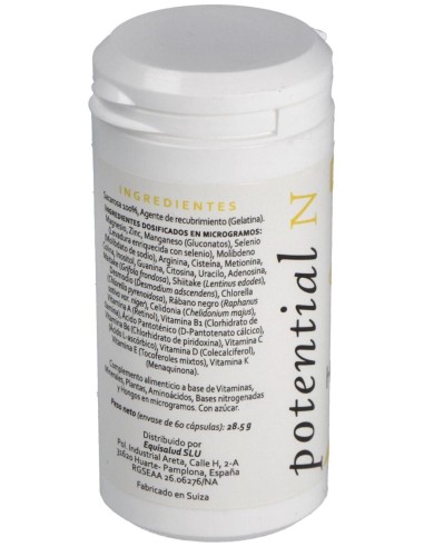 Equisalud Potential N Hepavital 60Caps