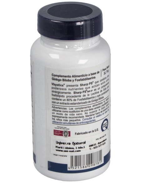 Vbyotics Vbyotics Fosfatidilserina Con Ginkgo Biloba 60Caps