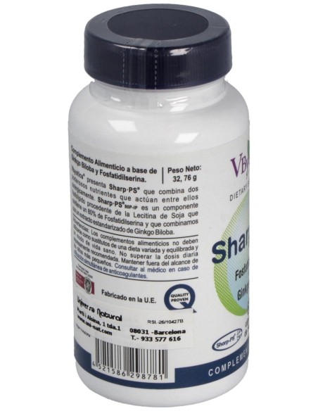 Vbyotics Vbyotics Fosfatidilserina Con Ginkgo Biloba 60Caps