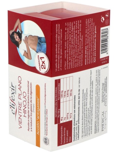 Elifexir Salud 2X1 Vientre Plano Hinojo 32 32Comp.