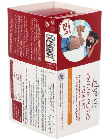 Elifexir Salud 2X1 Vientre Plano Hinojo 32 32Comp.