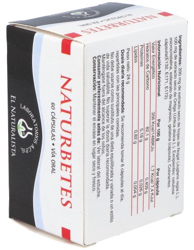 El Naturalista Naturbetes 60Cáps