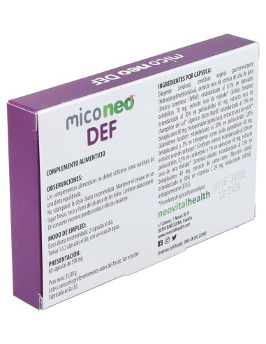 Neovital Health Mico Neo Def 60Cáps