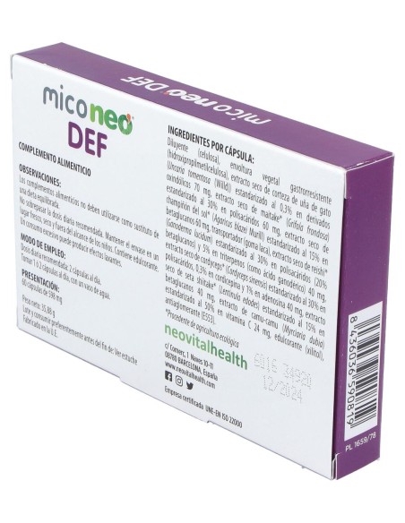 Neovital Health Mico Neo Def 60Cáps