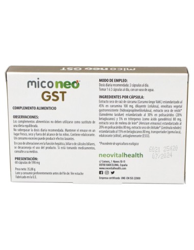 Mico Neo Gst 60Cap.