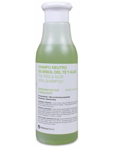 Botánicapharma Champú Aloe Vera Y Árbol Del Té, 250 Ml