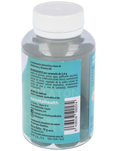Neo Peques Gummies Melatonina 30Gominolas