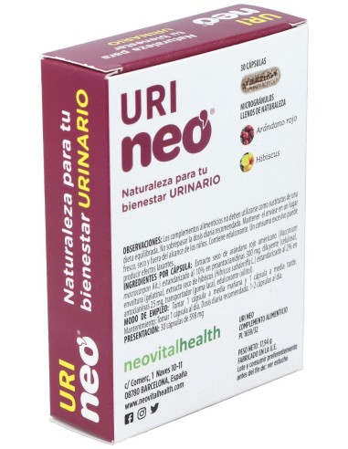 Uri-Neo® Arándano Rojo 500Mg 30Cáps