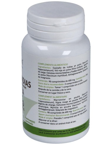 Plantapol Castaño De Indias + Vid Roja + Myrtilo 90 Cápsulas