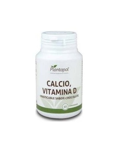 Plantapol Calcio Vitamina D Masticable Sabor Chocolate 60Caps